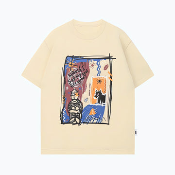 Abstract Sketch Graphic Tee - KAYSMAR