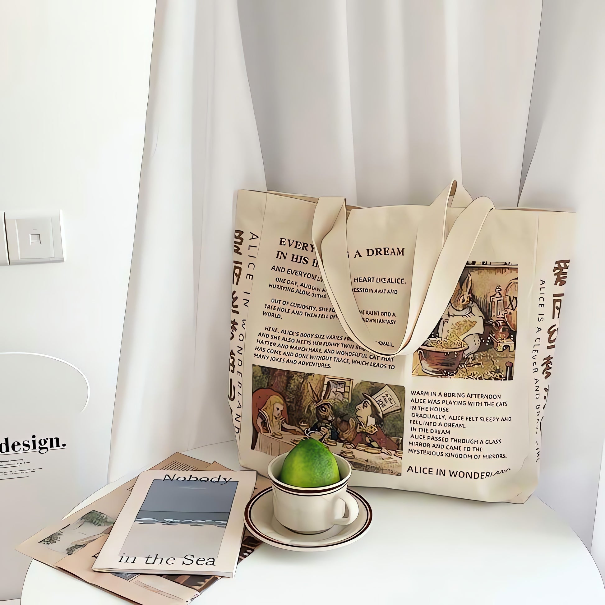 Alice in Wonderland Cloth Bag - KAYSMAR