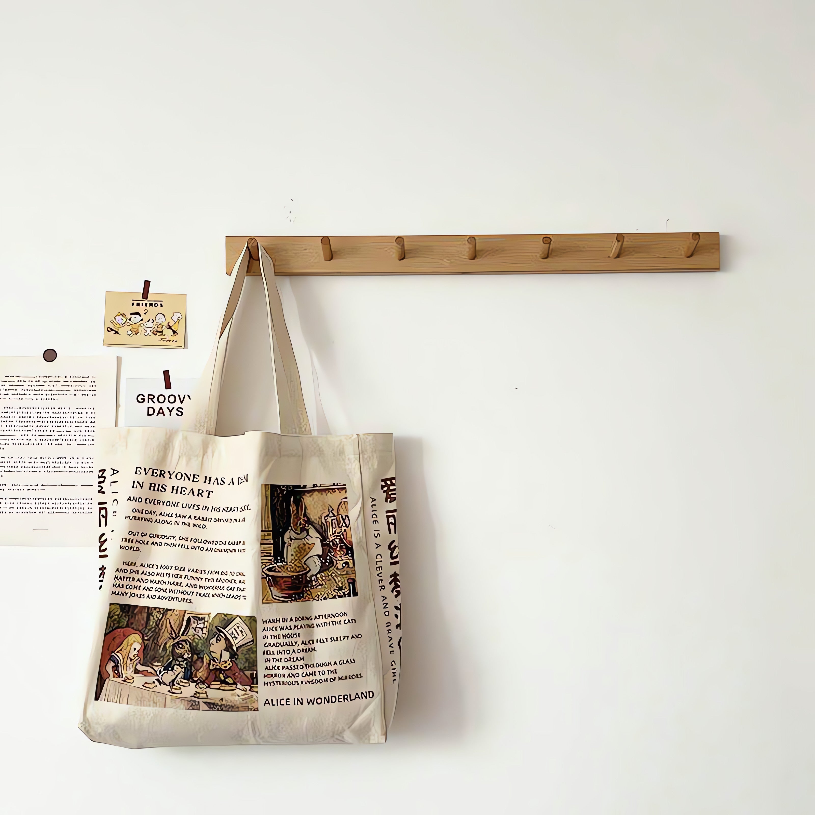 Alice in Wonderland Cloth Bag - KAYSMAR