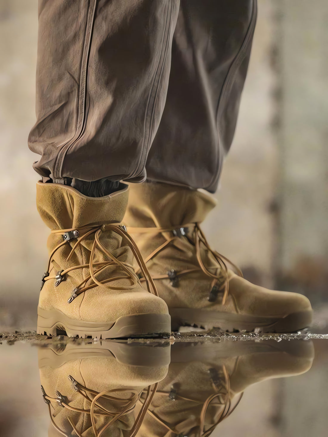 Army Style Lace Up Hiking Boots - KAYSMAR