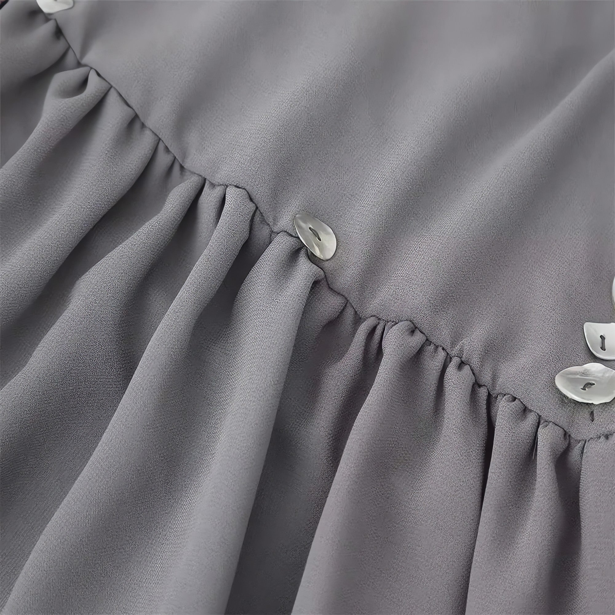 Backless Button Mini Dress - KAYSMAR