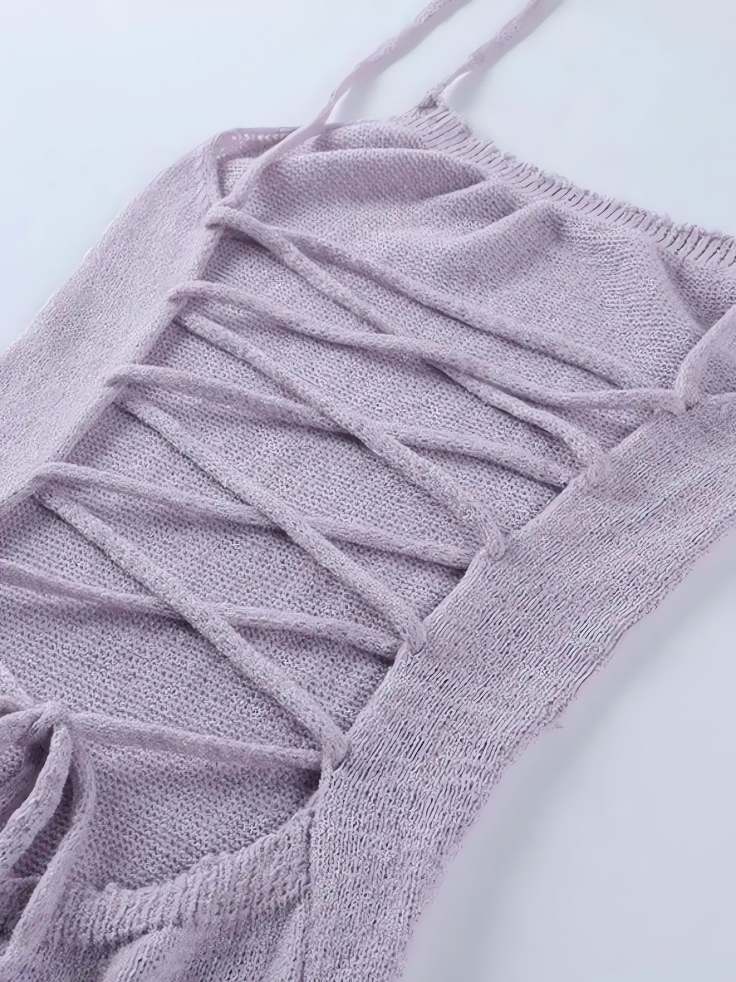 Backless Knitted Midi Dress - KAYSMAR