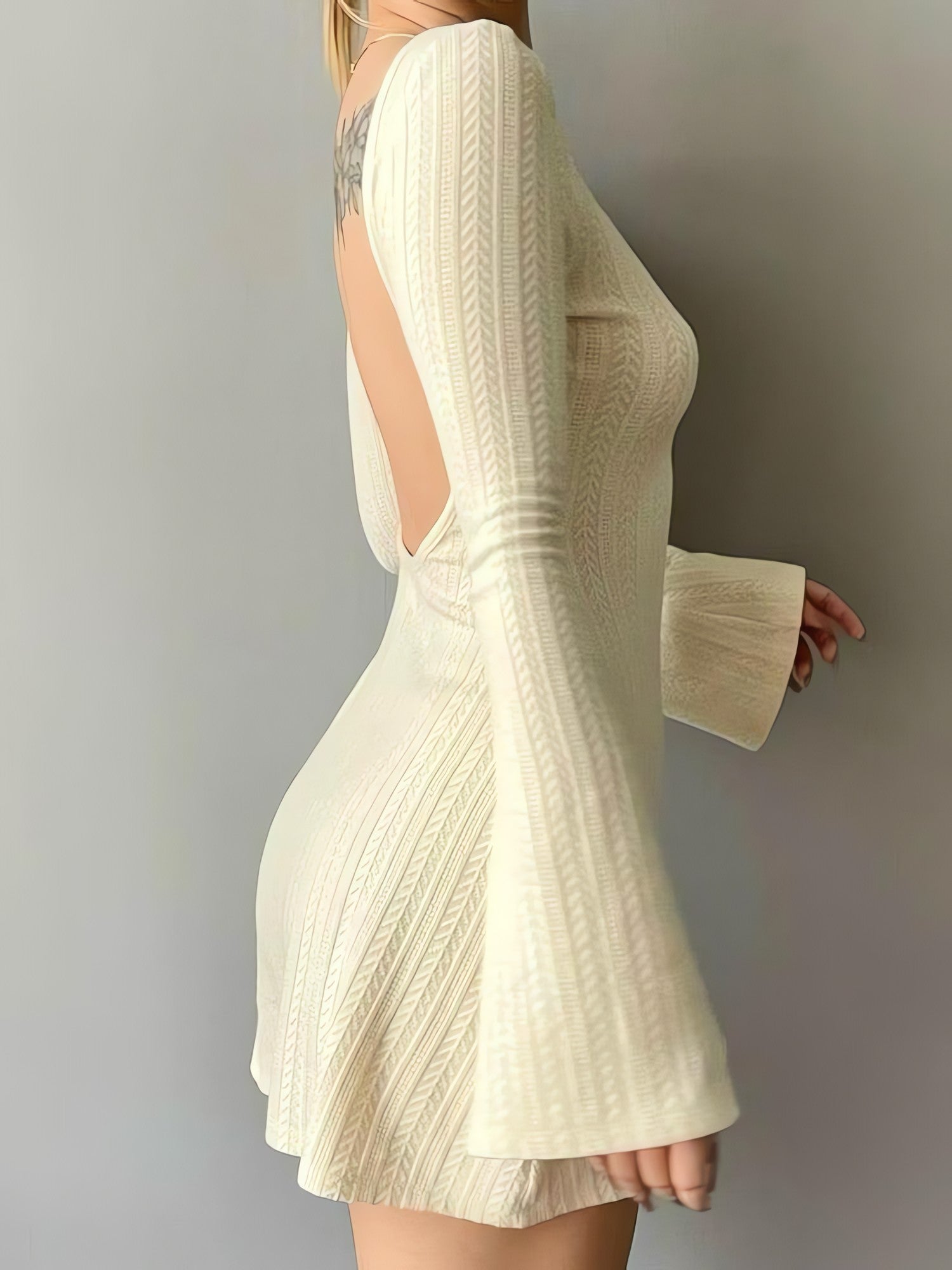 Backless Mini Dress - KAYSMAR