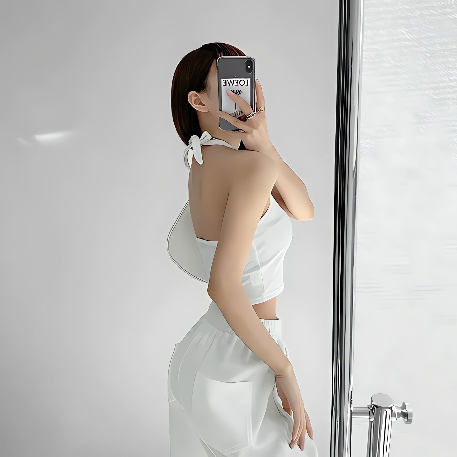 Baddie Heart Ring Halter Top - KAYSMAR