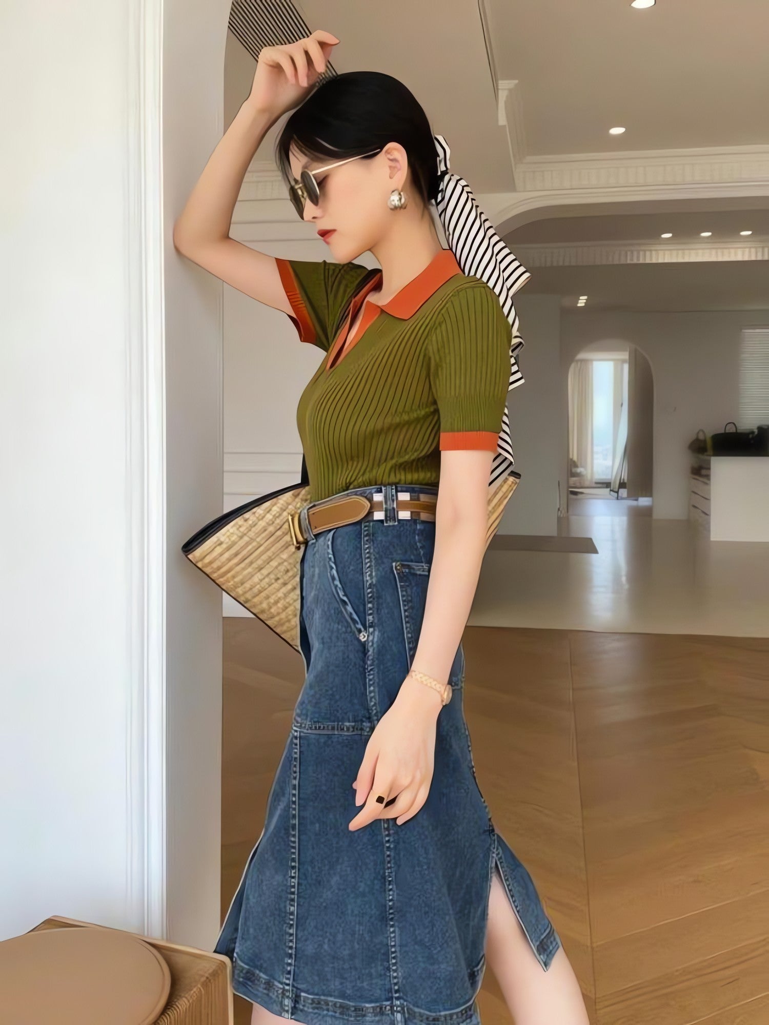 Basic Corduroy Polo Top - KAYSMAR