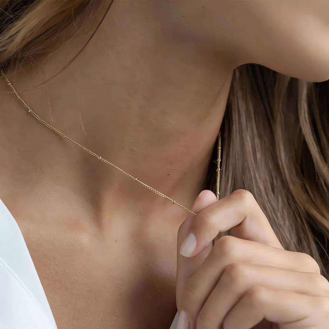 Bead Chain Necklace - KAYSMAR