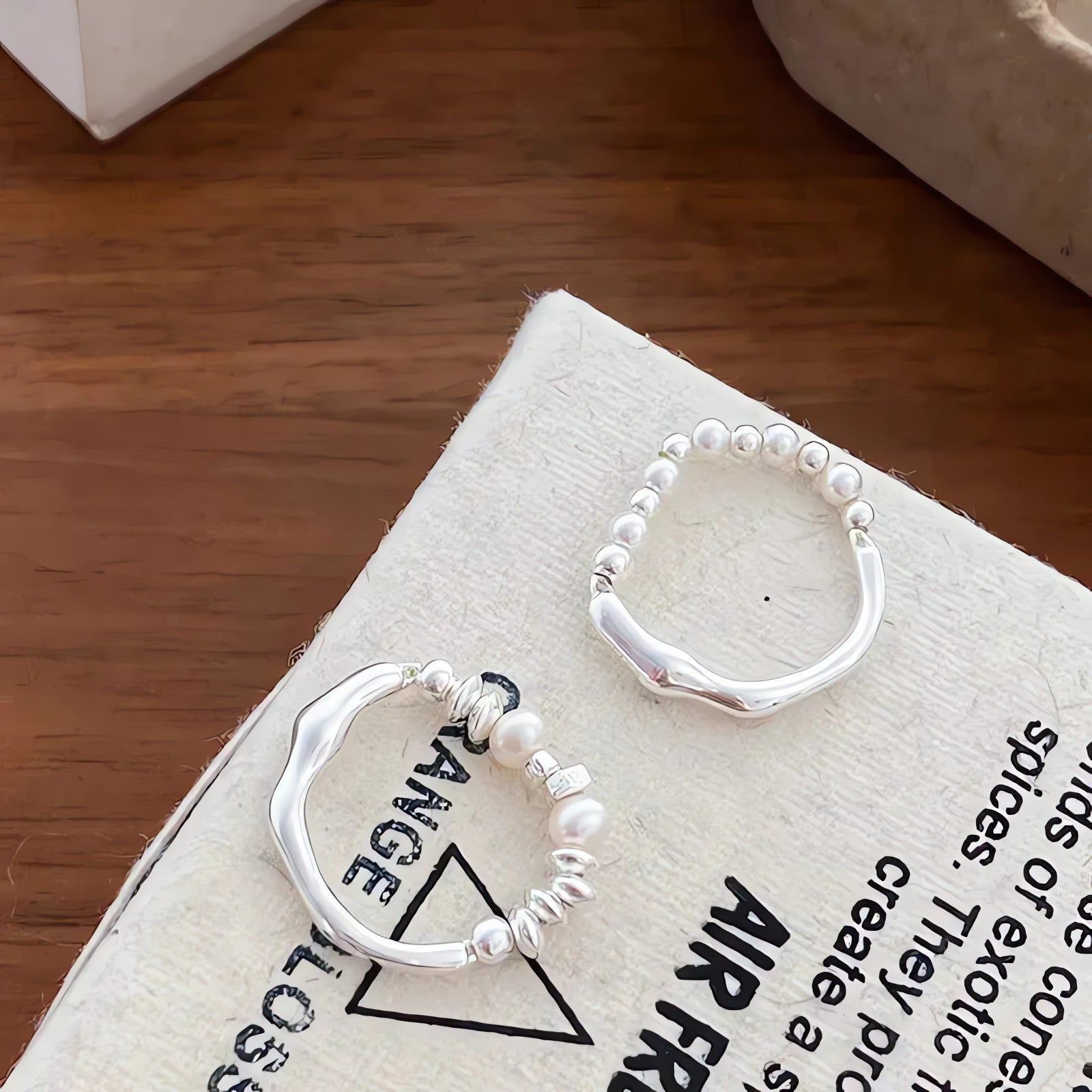 Beaded Wavy Ring - KAYSMAR