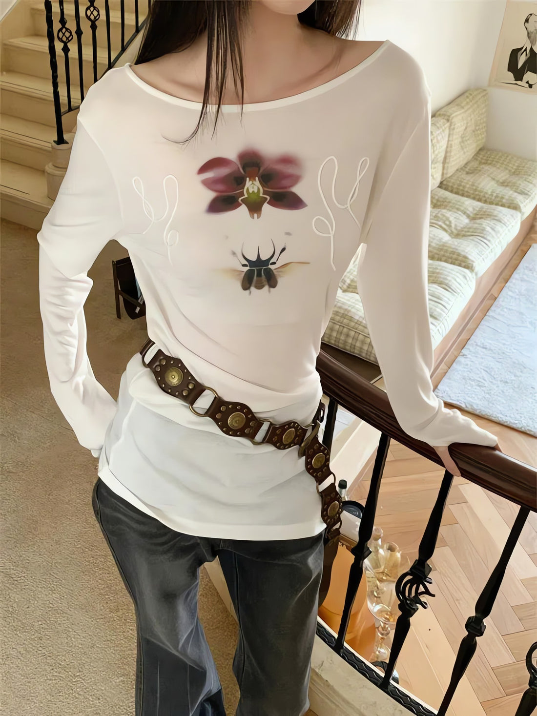 Beetle & Orchid Top - KAYSMAR