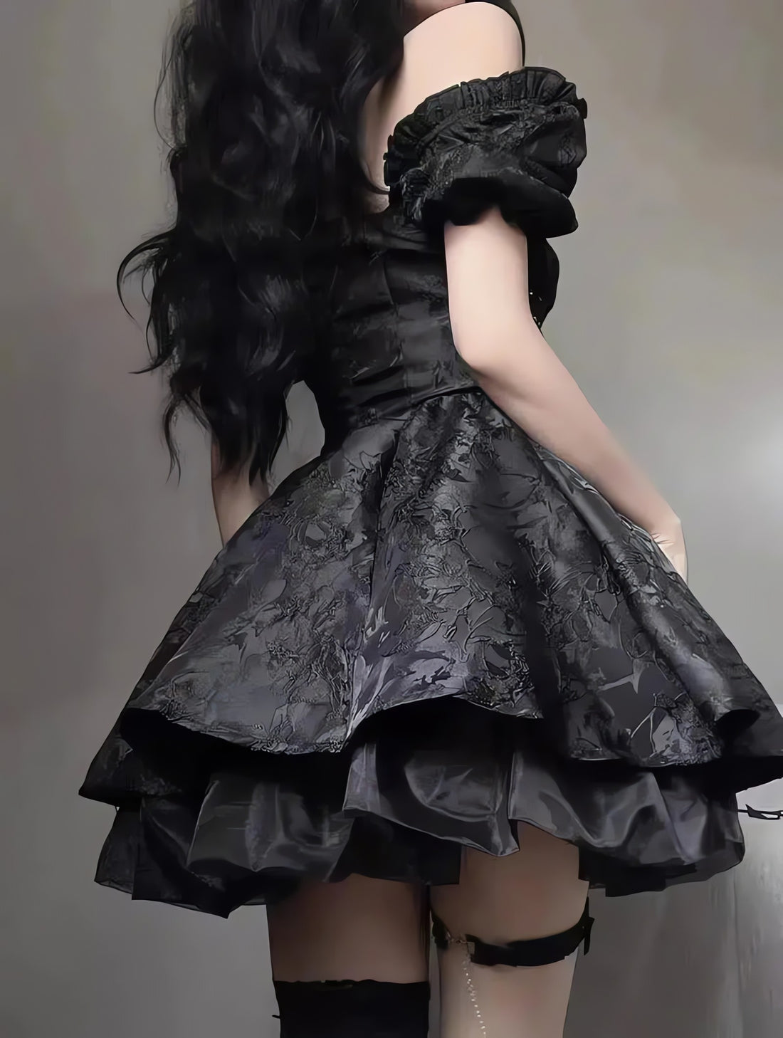 Black Princess Mini Dress - KAYSMAR