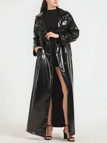 Black Trench Coat - KAYSMAR