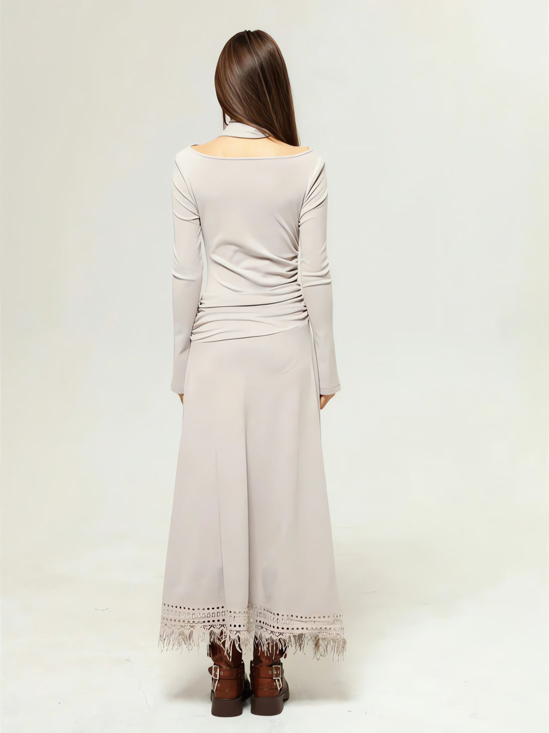 Bohemian One Shoulder Maxi Dress - KAYSMAR