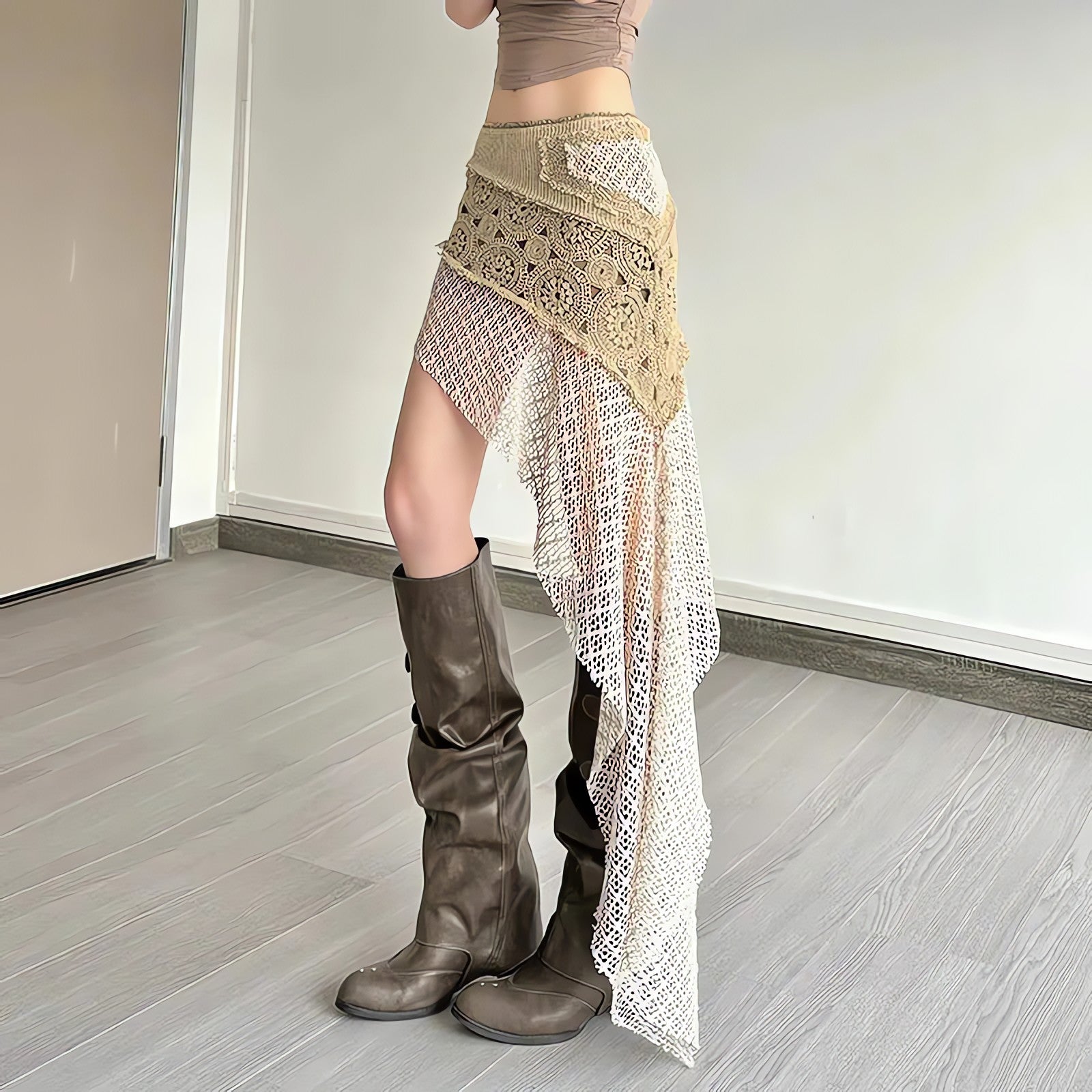 Boho Patchwork Mini Skirt - KAYSMAR