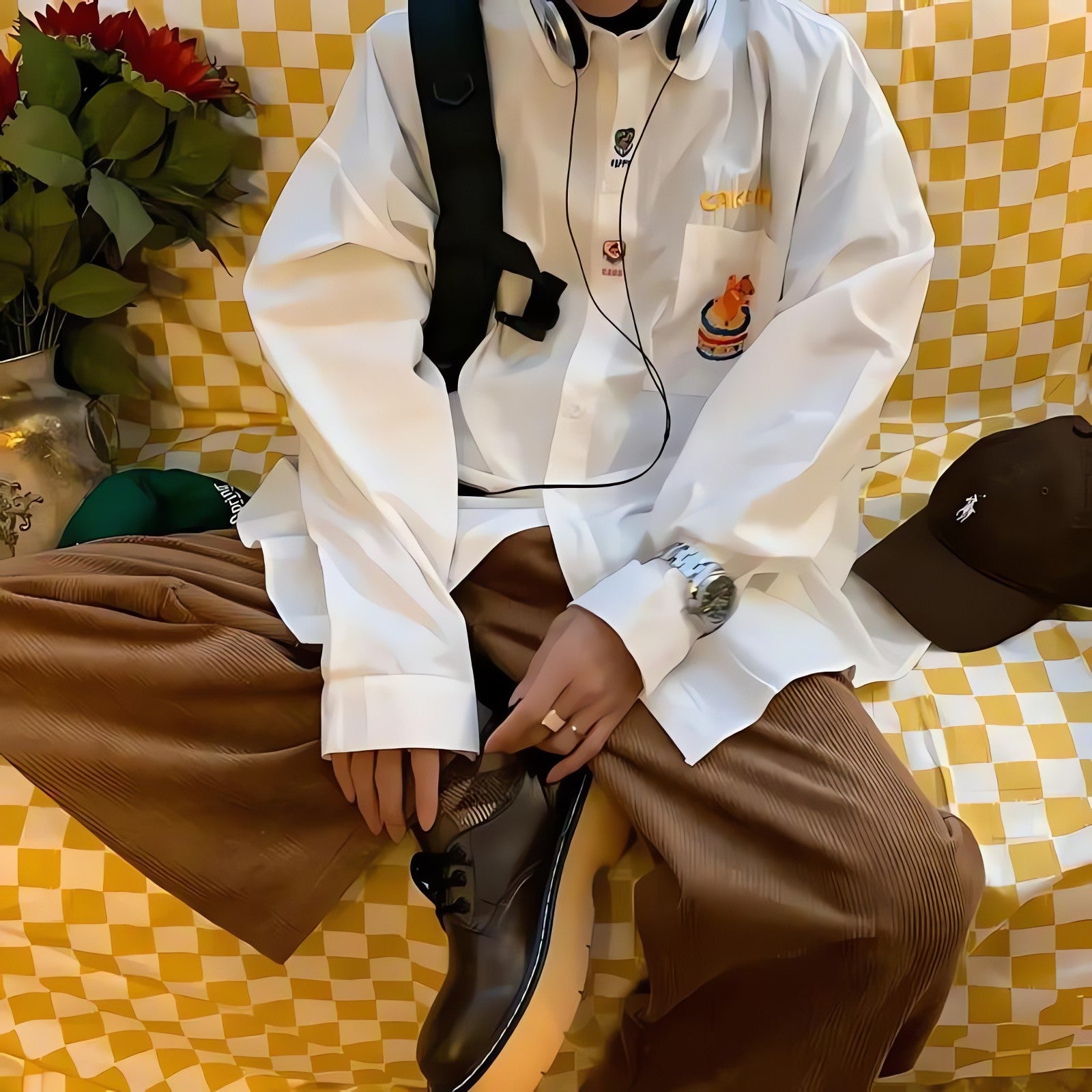 Cake Bear Embroidered Shirt - KAYSMAR