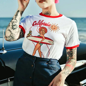 California Ringer Tee - KAYSMAR