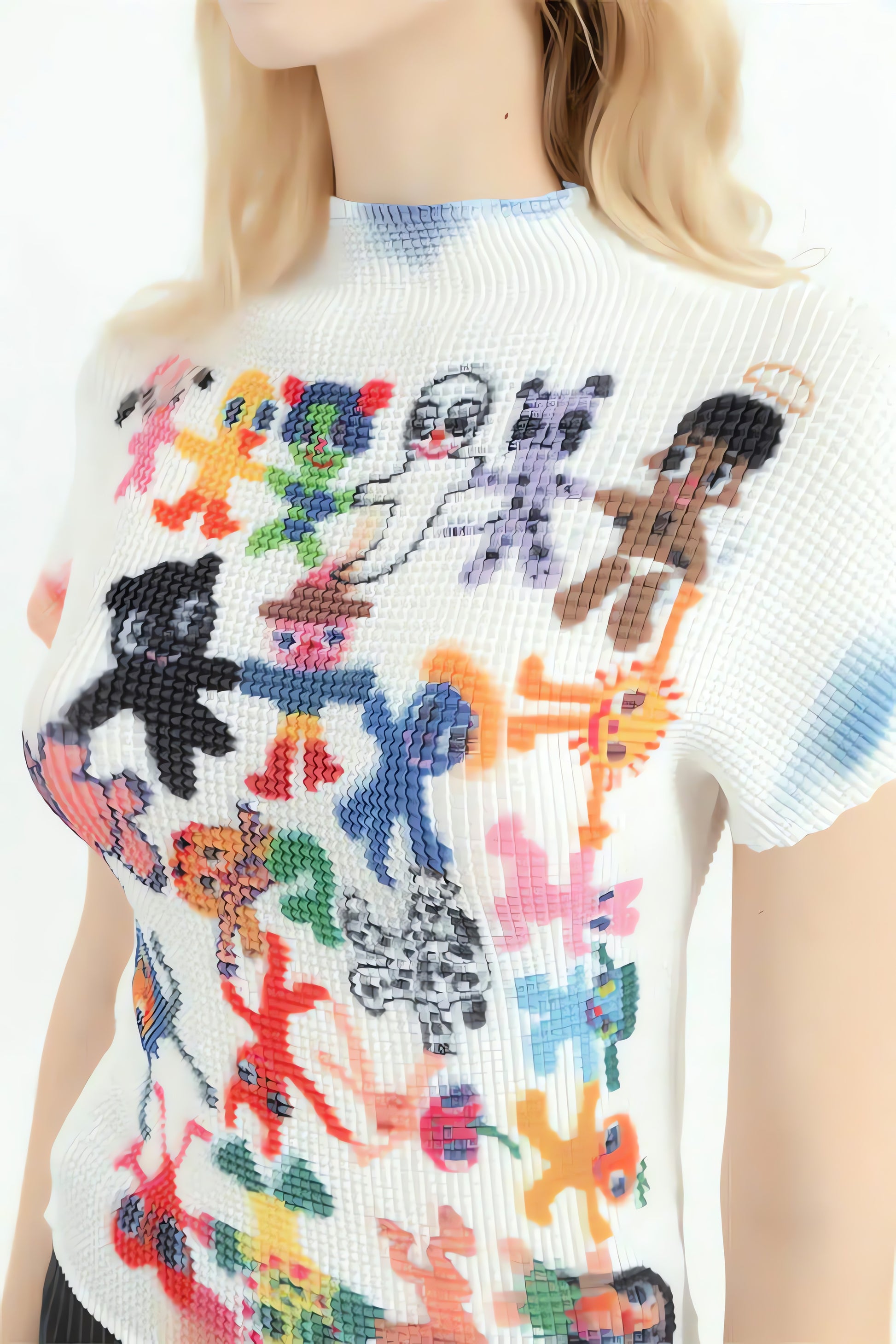Cartoon Figures Printed Top - KAYSMAR