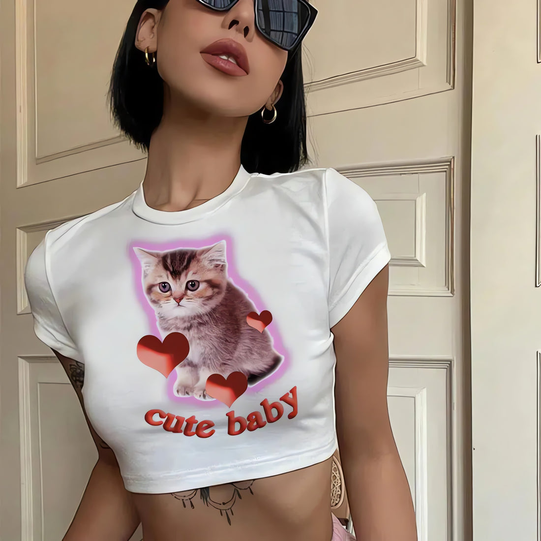 Cat Baby Tee - KAYSMAR
