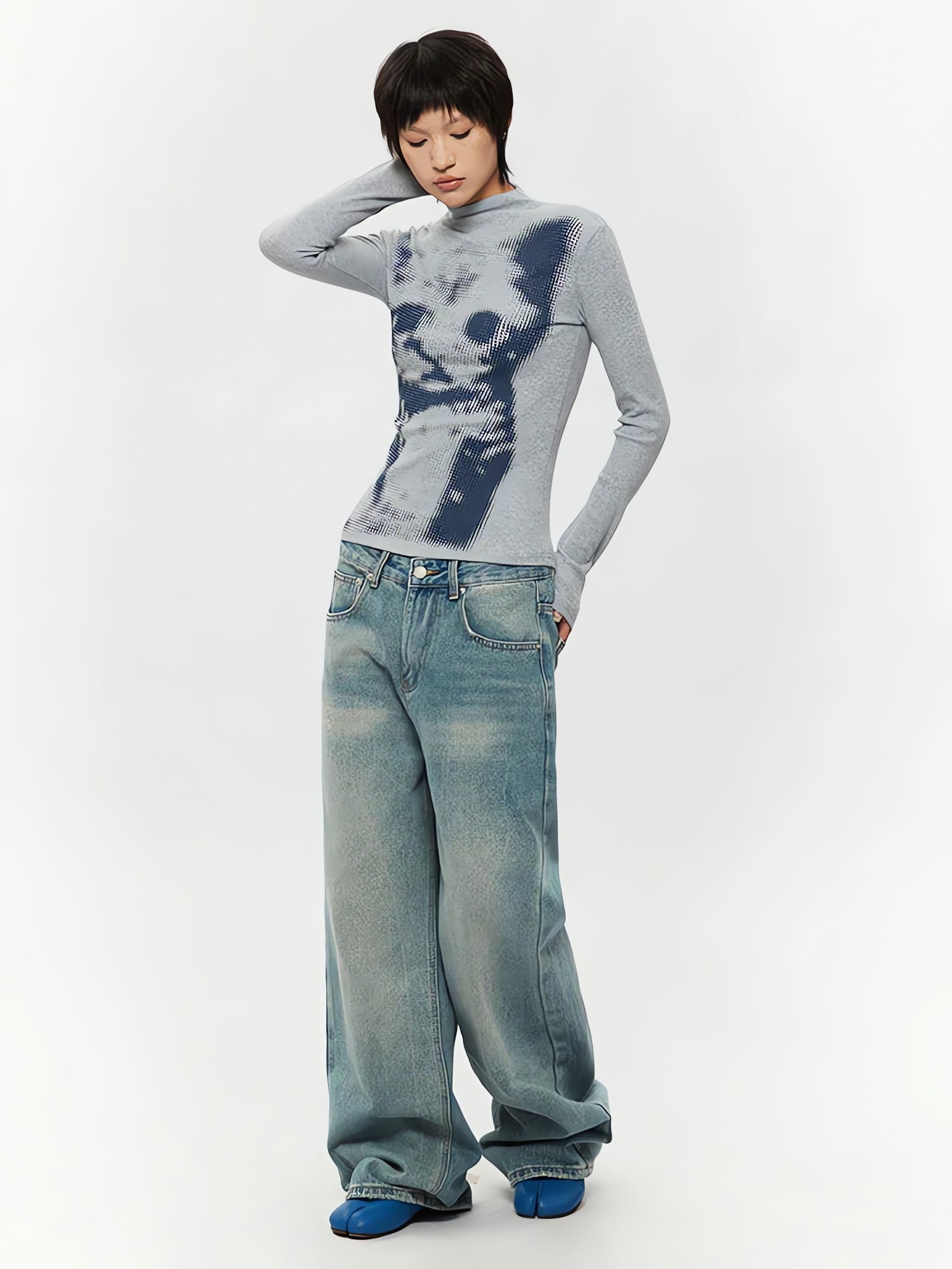 Cat High Neck Top - KAYSMAR