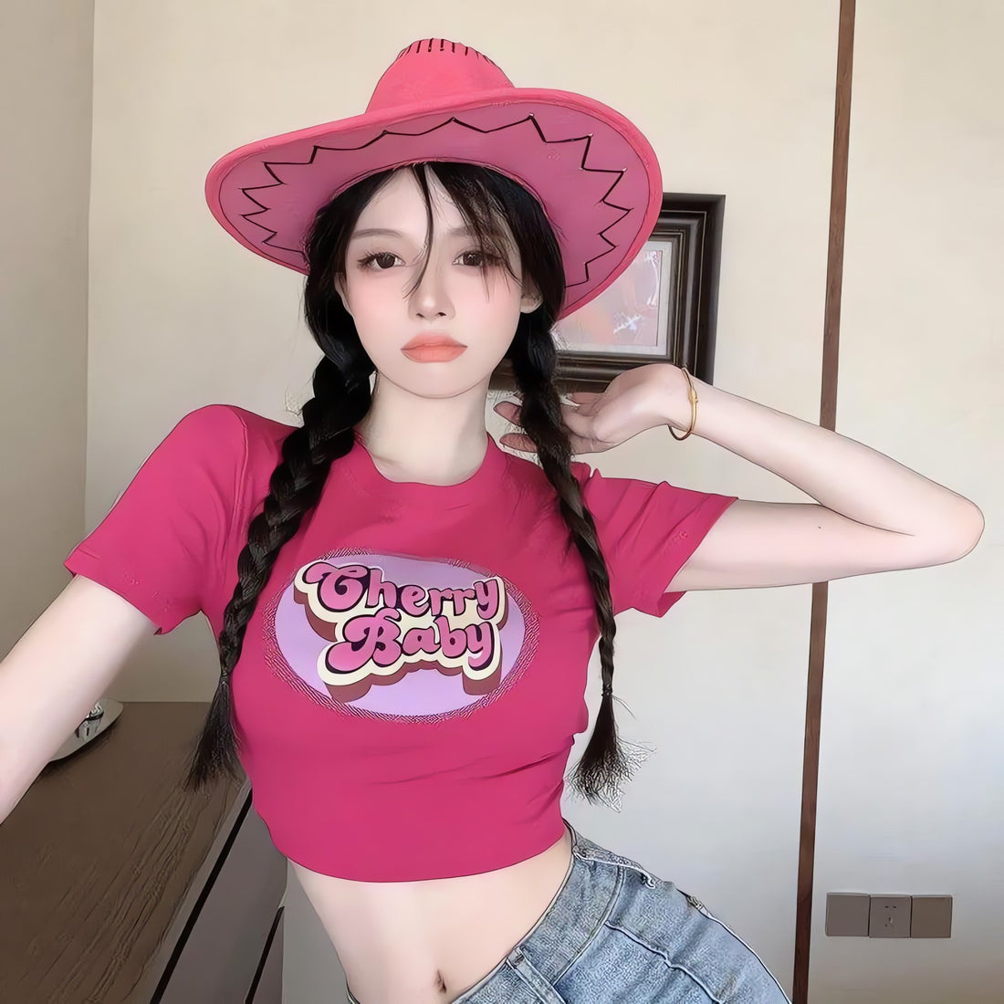 Cherry Baby Crop Top - KAYSMAR