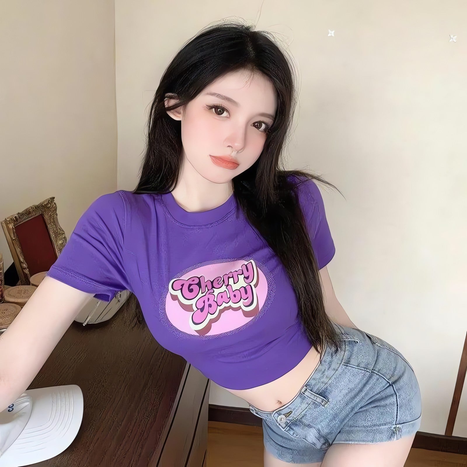 Cherry Baby Crop Top - KAYSMAR