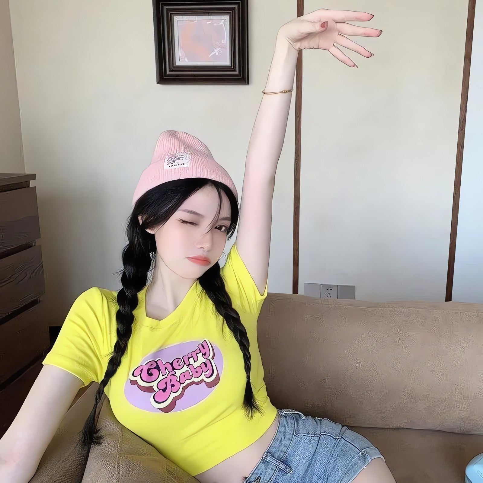 Cherry Baby Crop Top - KAYSMAR