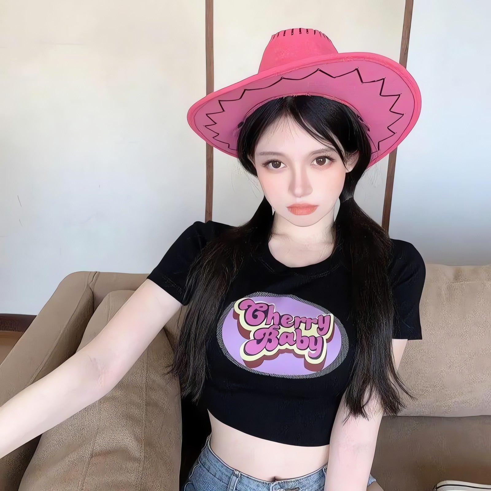 Cherry Baby Crop Top - KAYSMAR