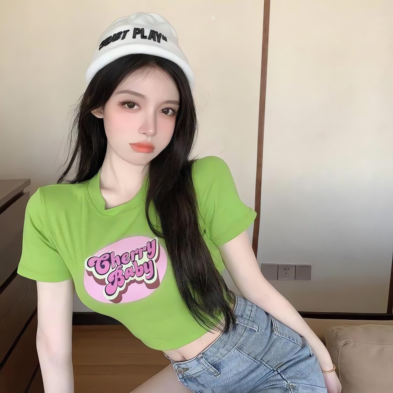 Cherry Baby Crop Top - KAYSMAR