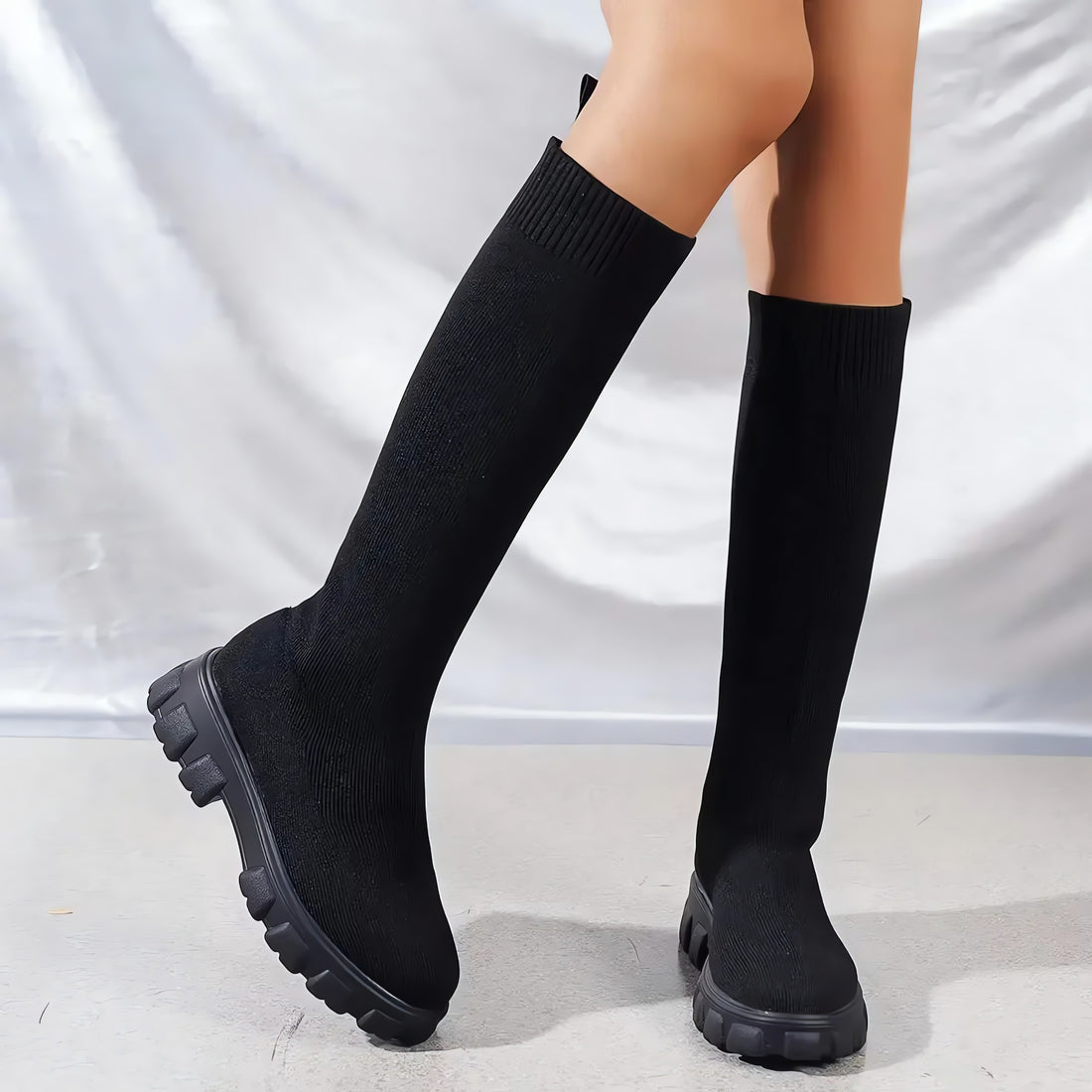 Chunky Sock Boots - KAYSMAR
