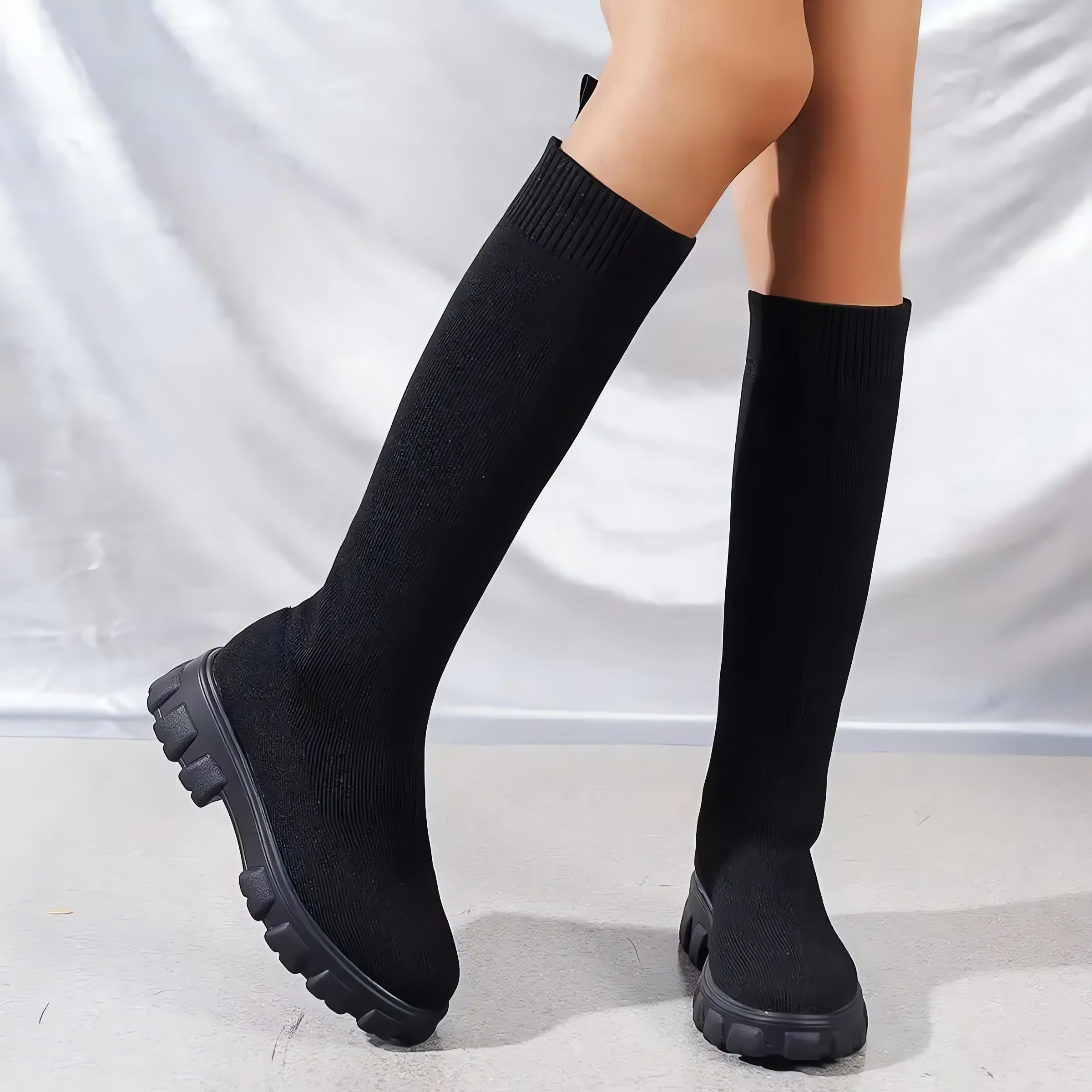 Chunky Sock Boots - KAYSMAR