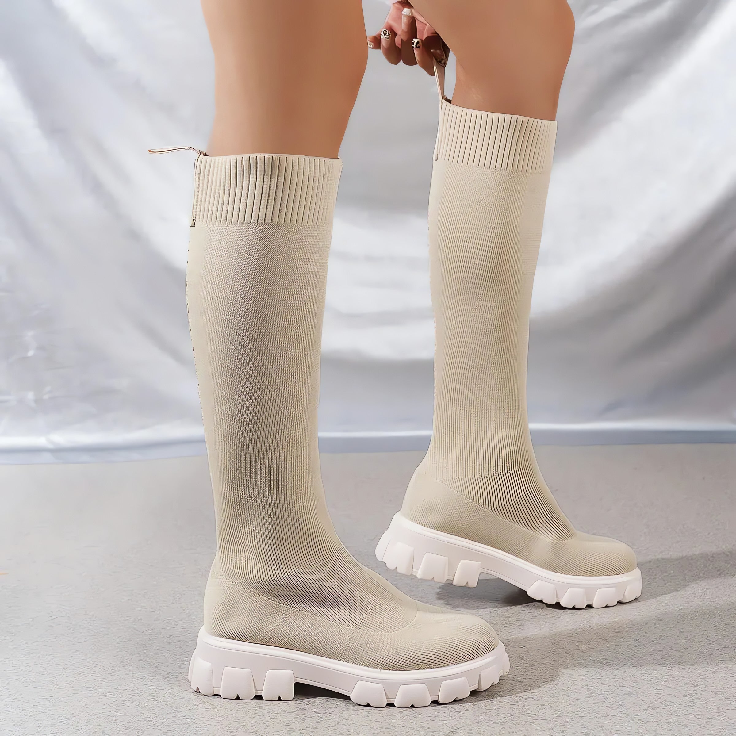 Chunky Sock Boots - KAYSMAR