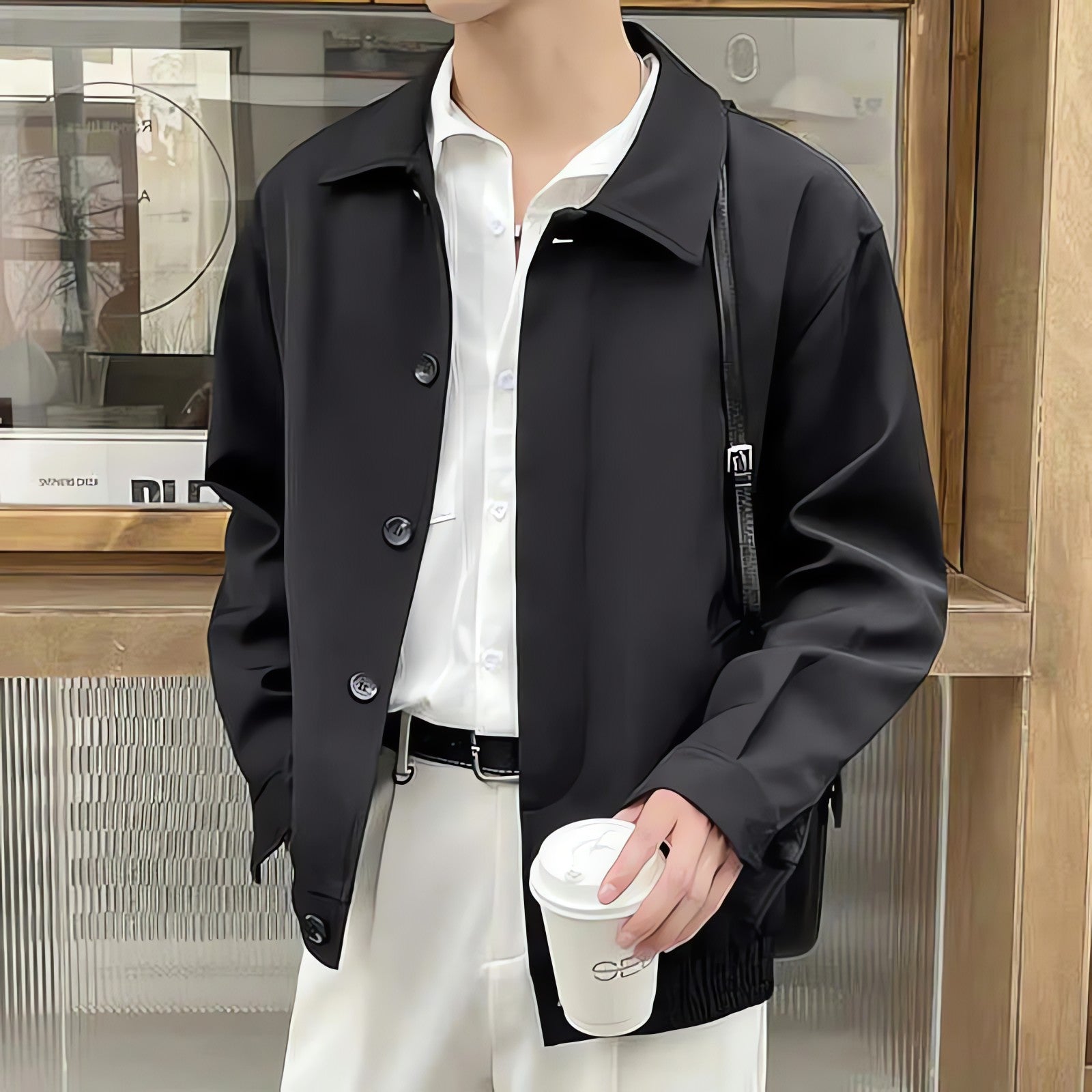 Classic Button-Up Jacket - KAYSMAR
