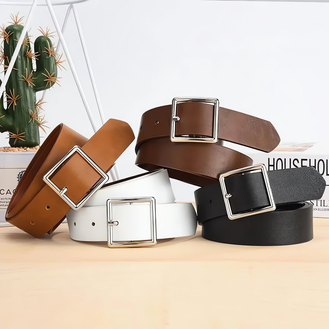 Classic Faux Leather Belt - KAYSMAR