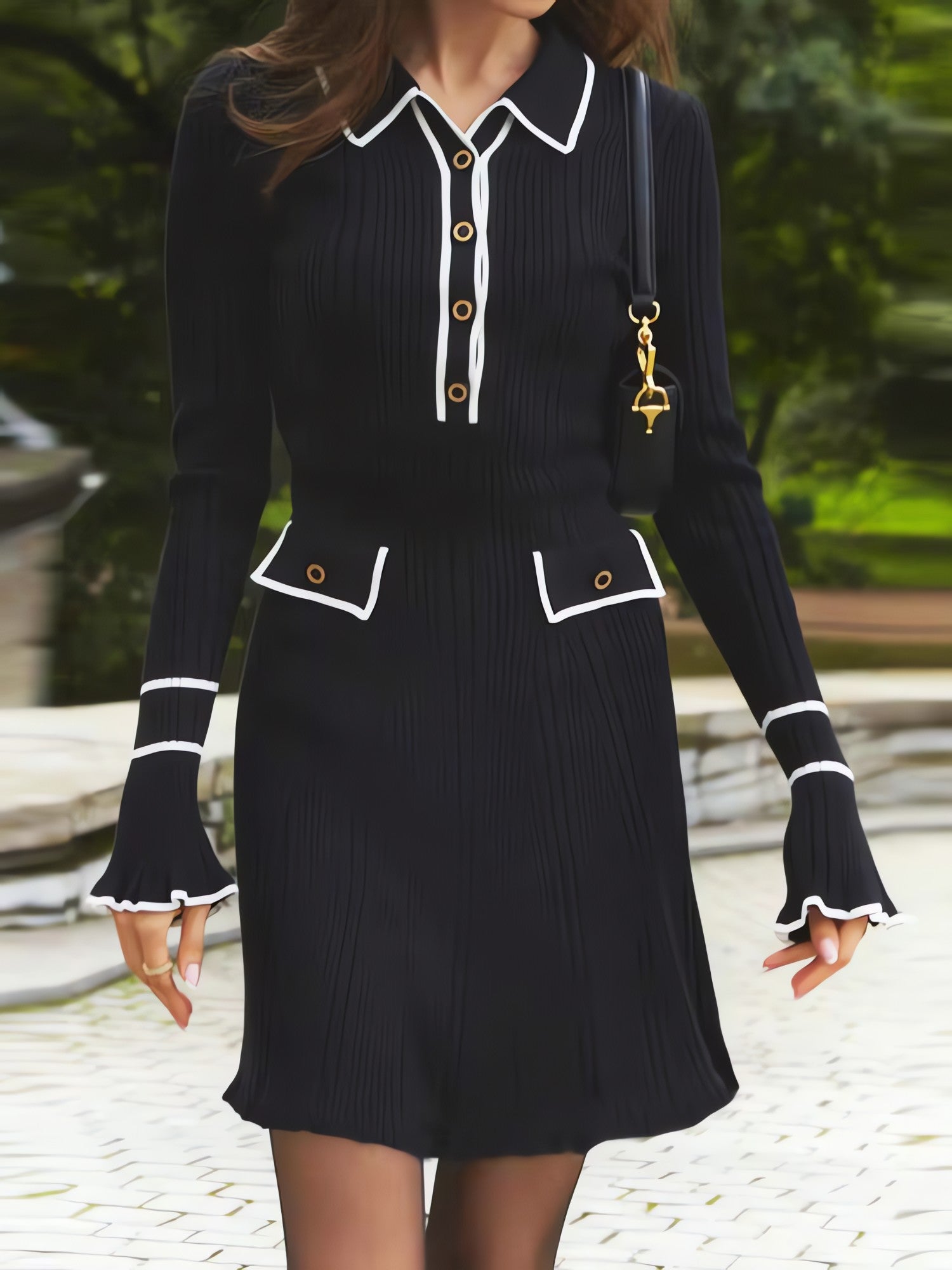 Classic Ribbed Midi Dress - KAYSMAR