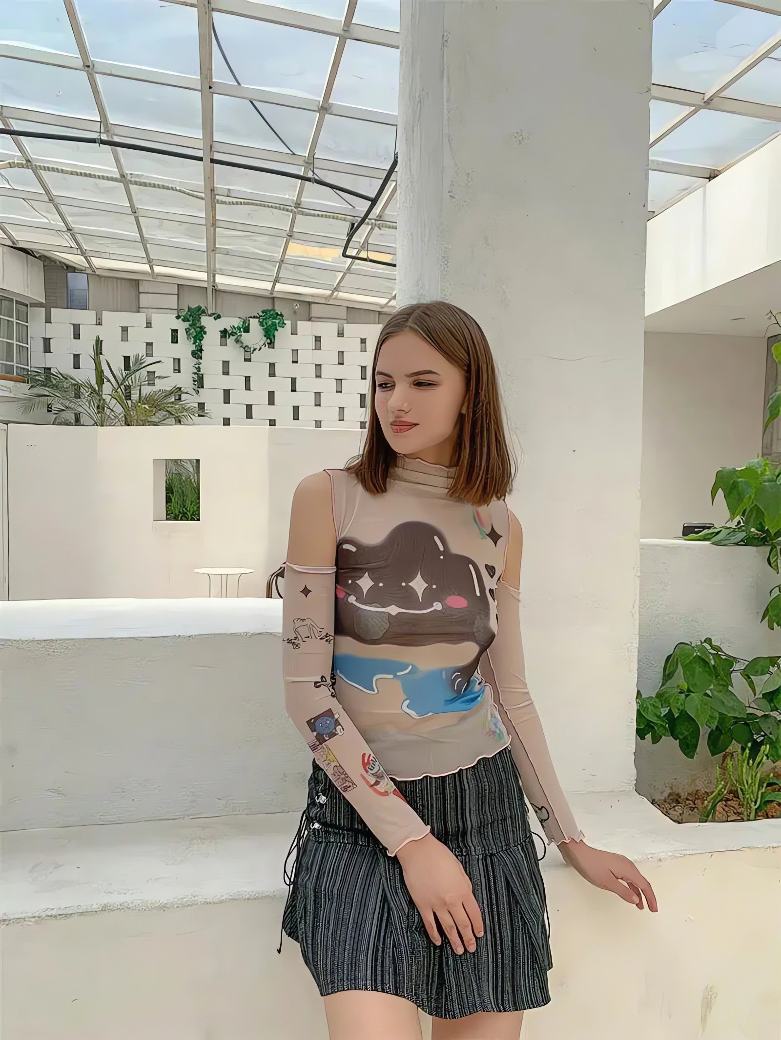 Cloud Monster Mesh Top - KAYSMAR