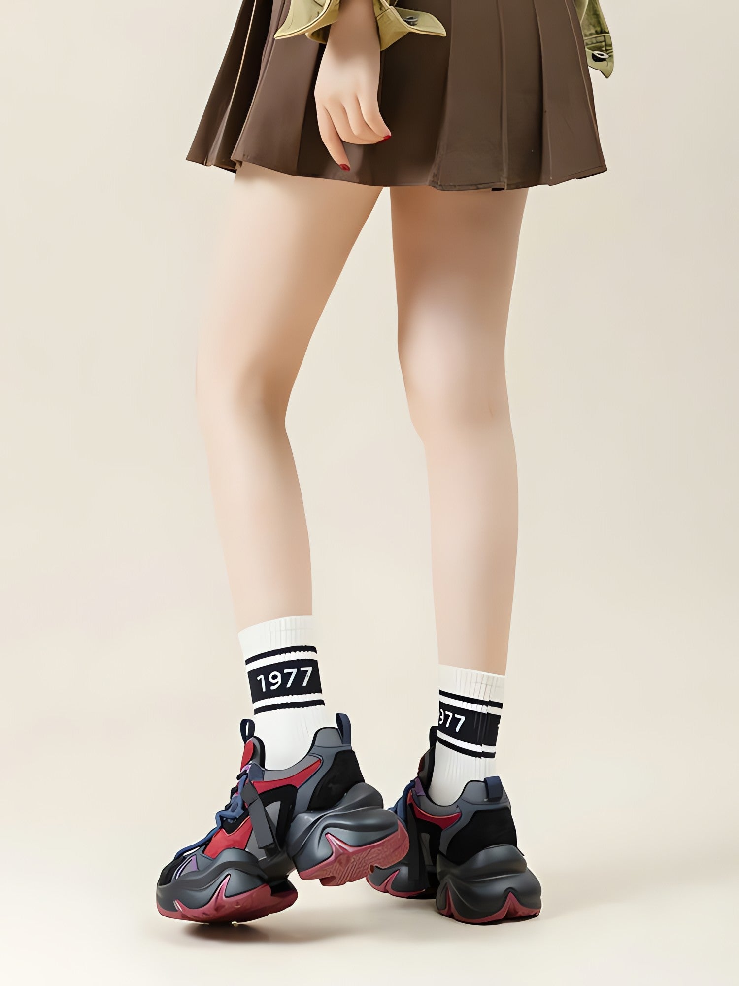 Color Block Platform Sneakers