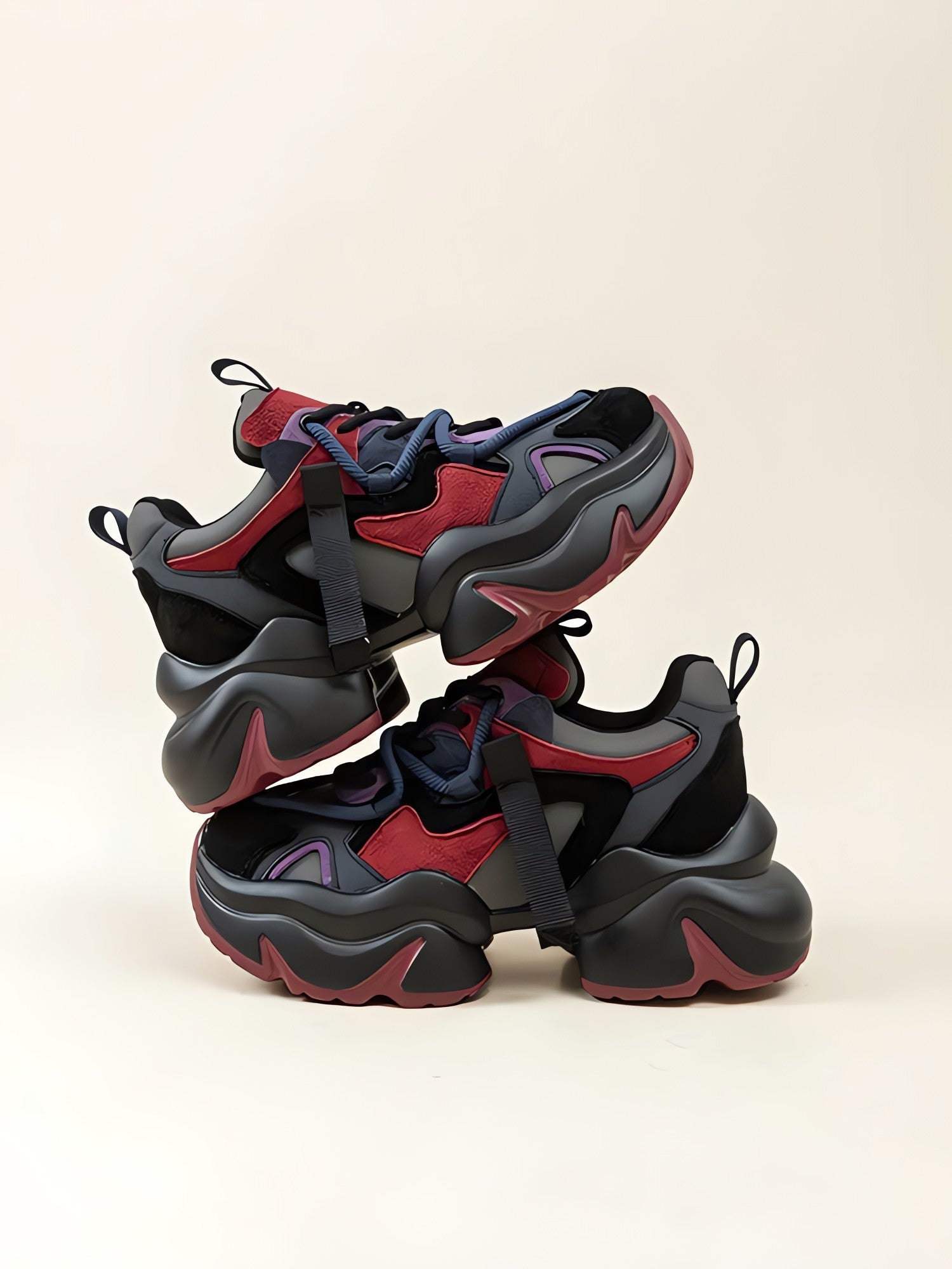 Color Block Platform Sneakers