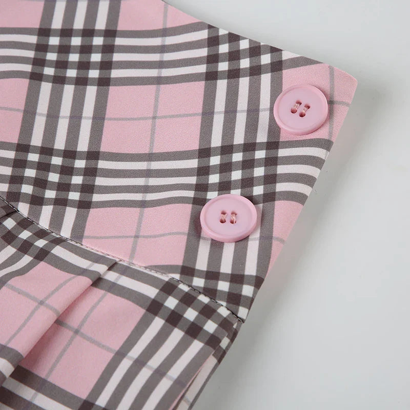 Coquette Plaid Mini Skort - KAYSMAR