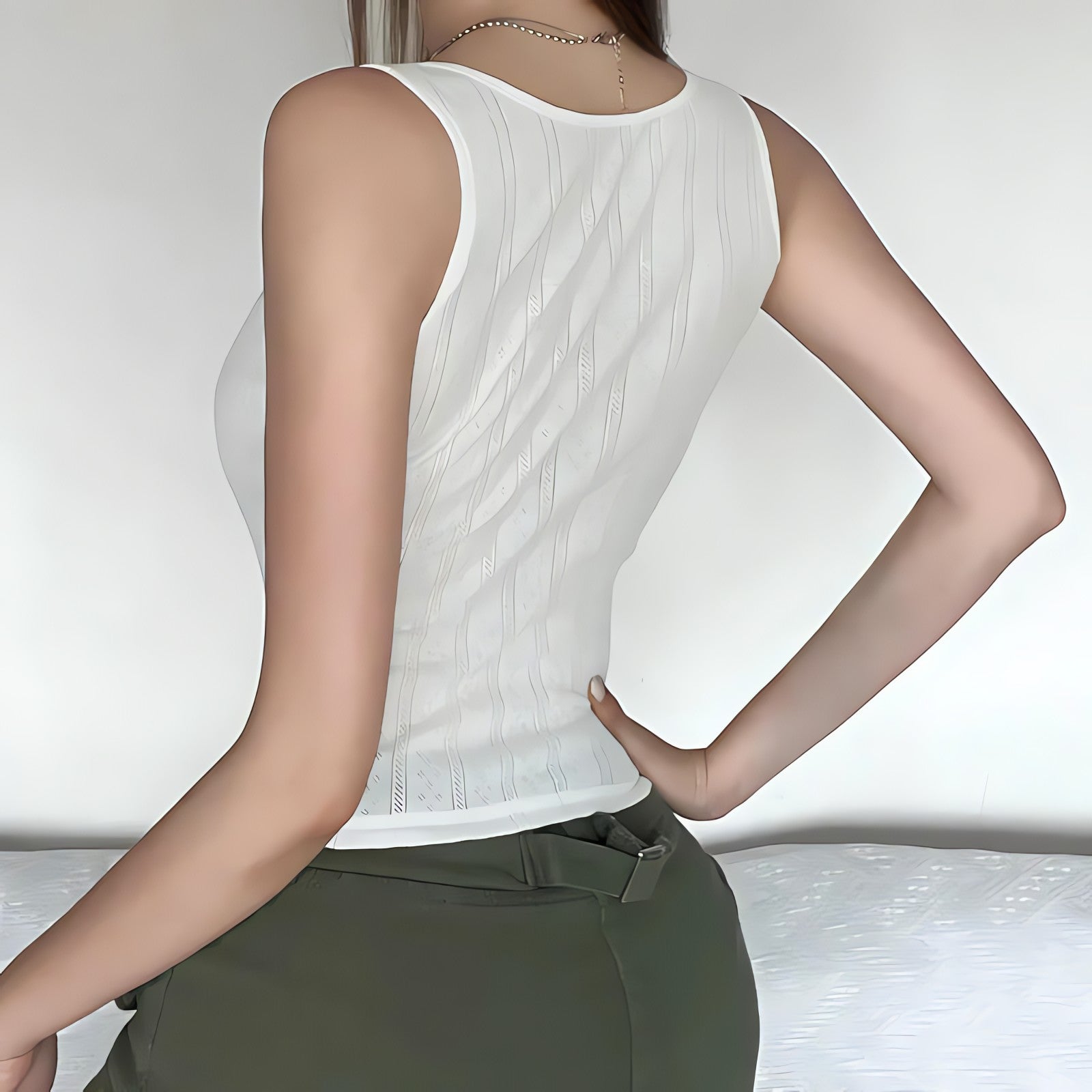 Coquette Bow Pointelle Top - KAYSMAR