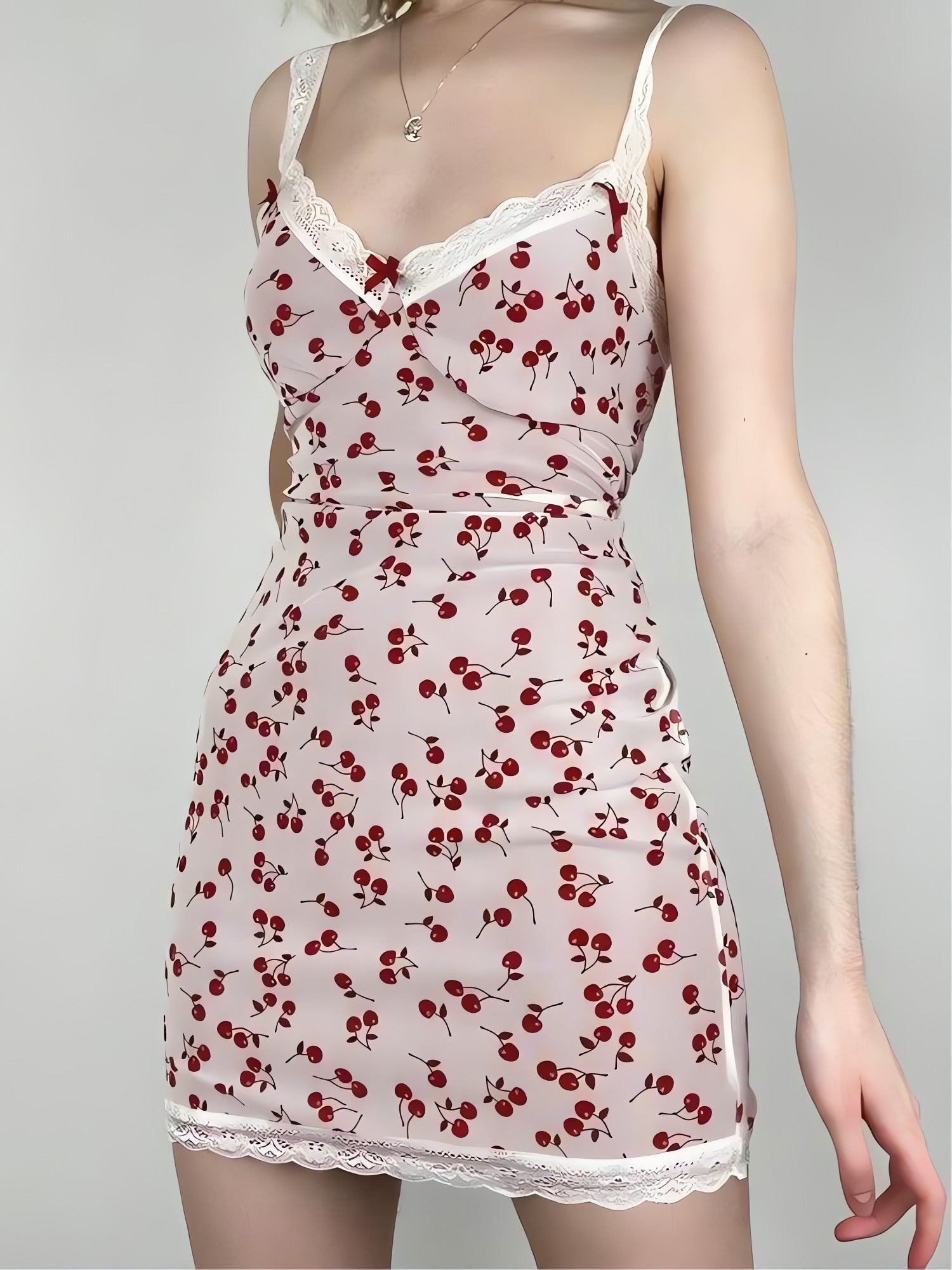 Coquette Cherry Mini Dress - KAYSMAR