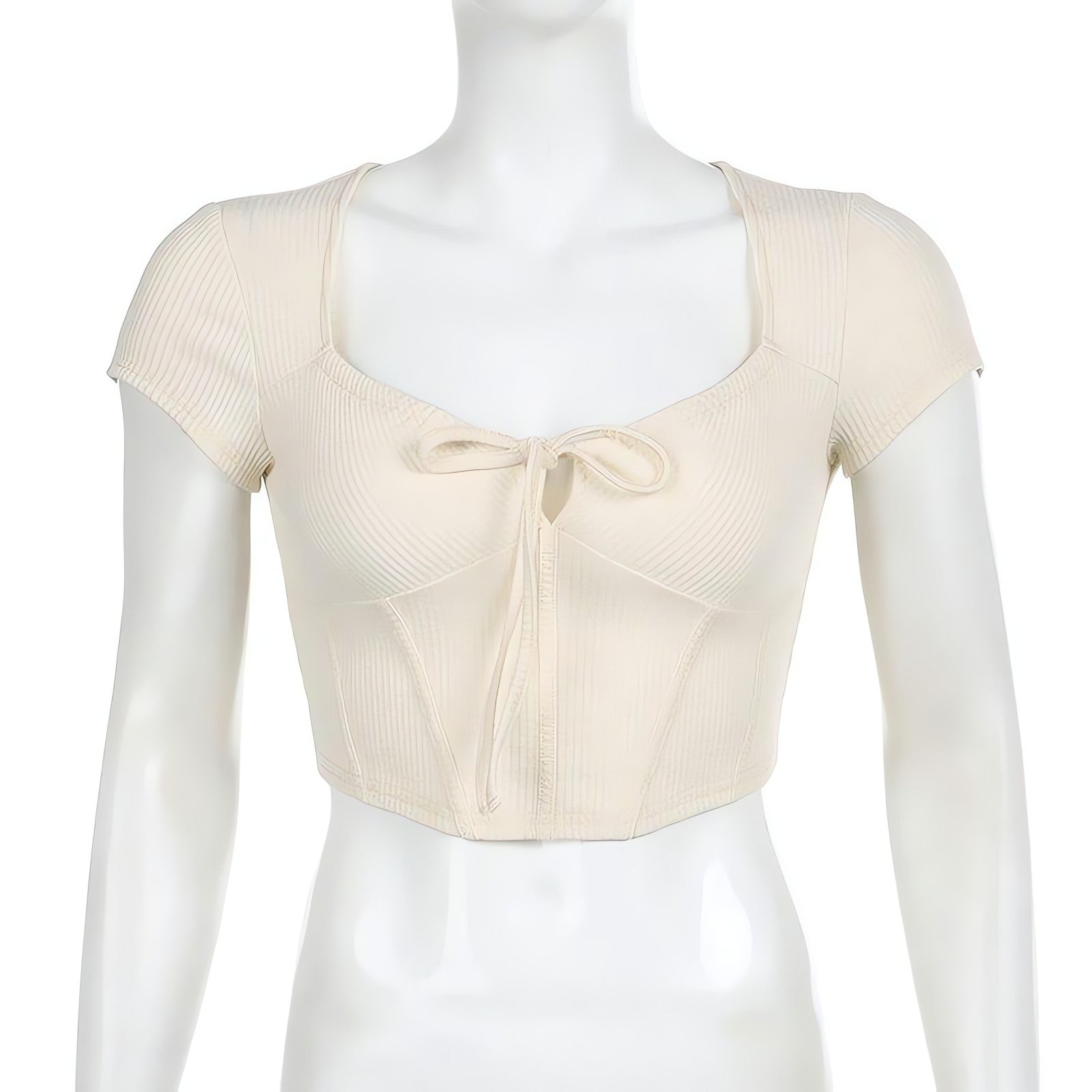 Coquette Cropped Corset Top - KAYSMAR