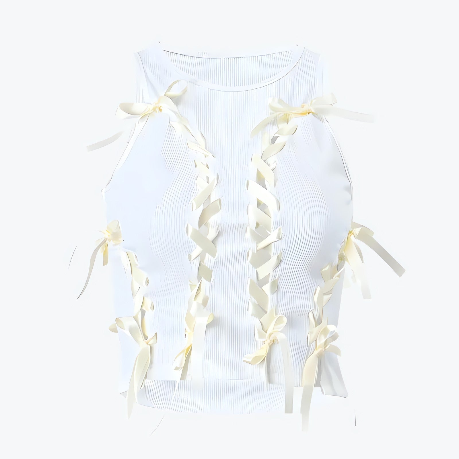 Coquette Lace Up Bow Top - KAYSMAR