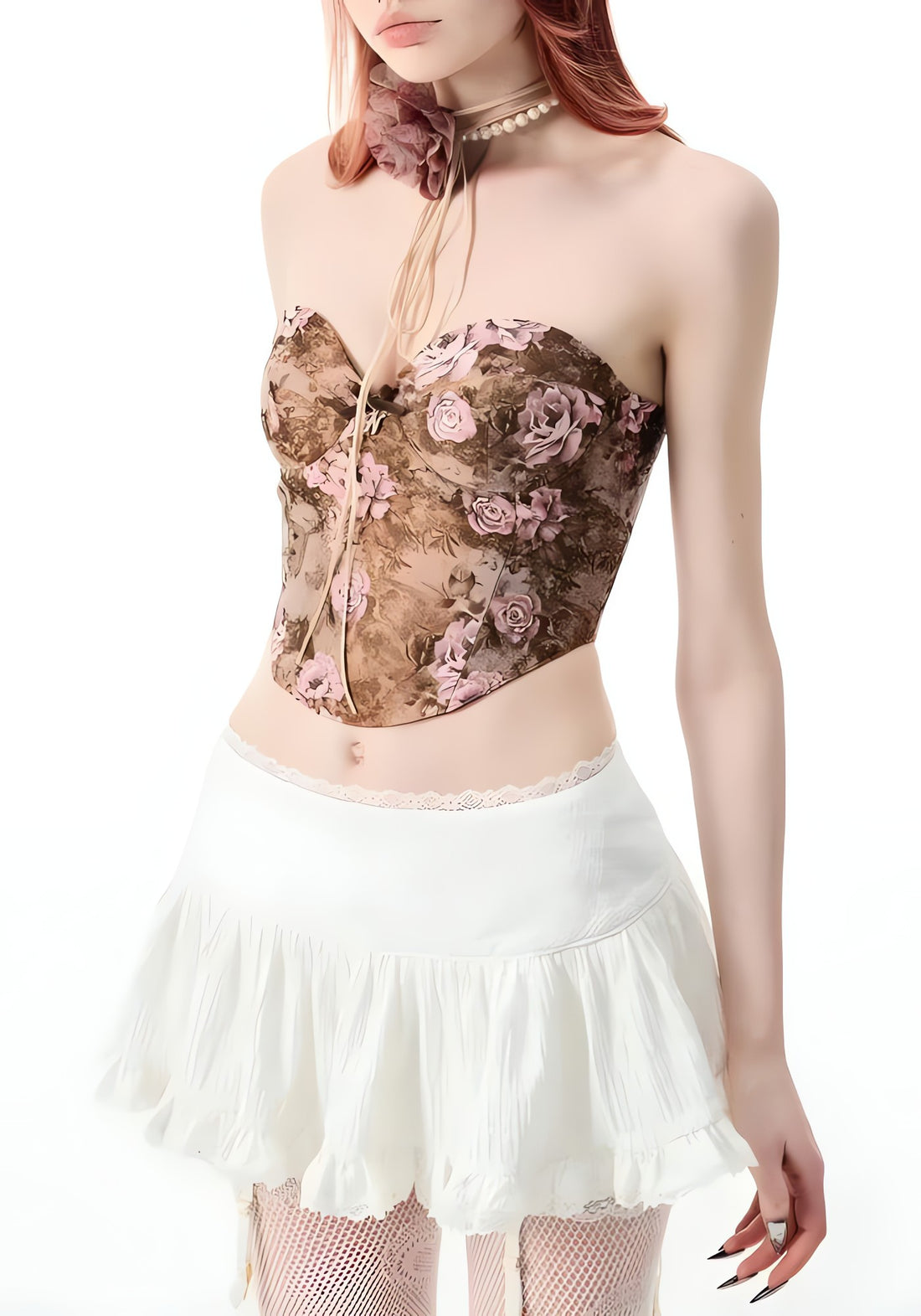 Coquette Ruffled Lace Mini Skirt - KAYSMAR