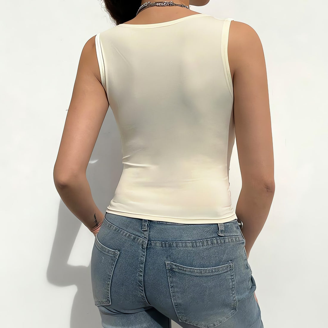 Coquette V-neck Lace Crop Top - KAYSMAR