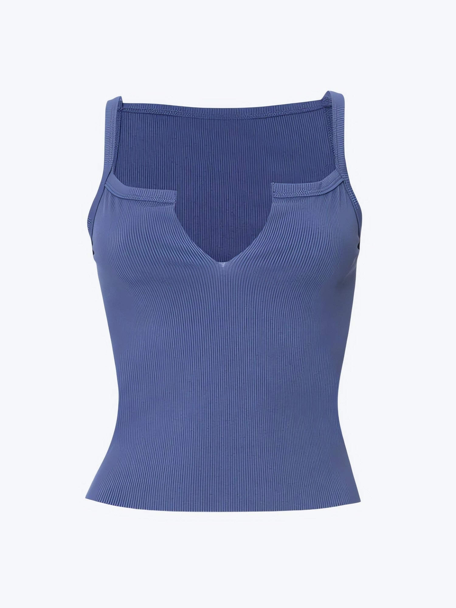 Corduroy V Neck Tank Top - KAYSMAR