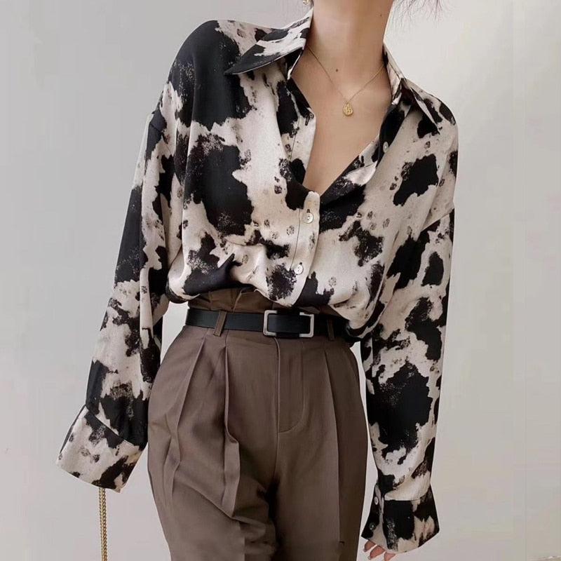 Cow Print Shirt - KAYSMAR