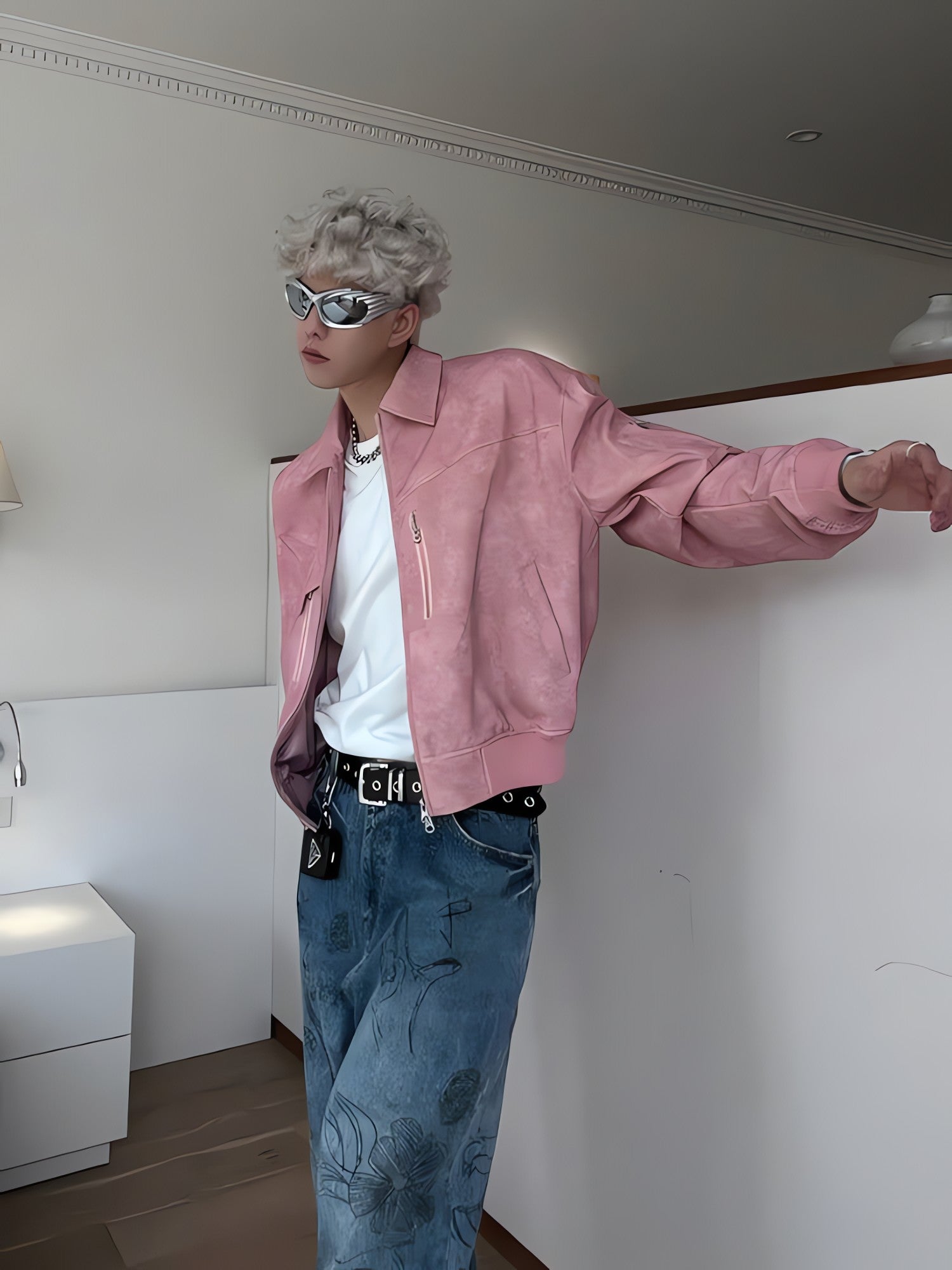 Cyberpunk Faux Leather Jacket - KAYSMAR