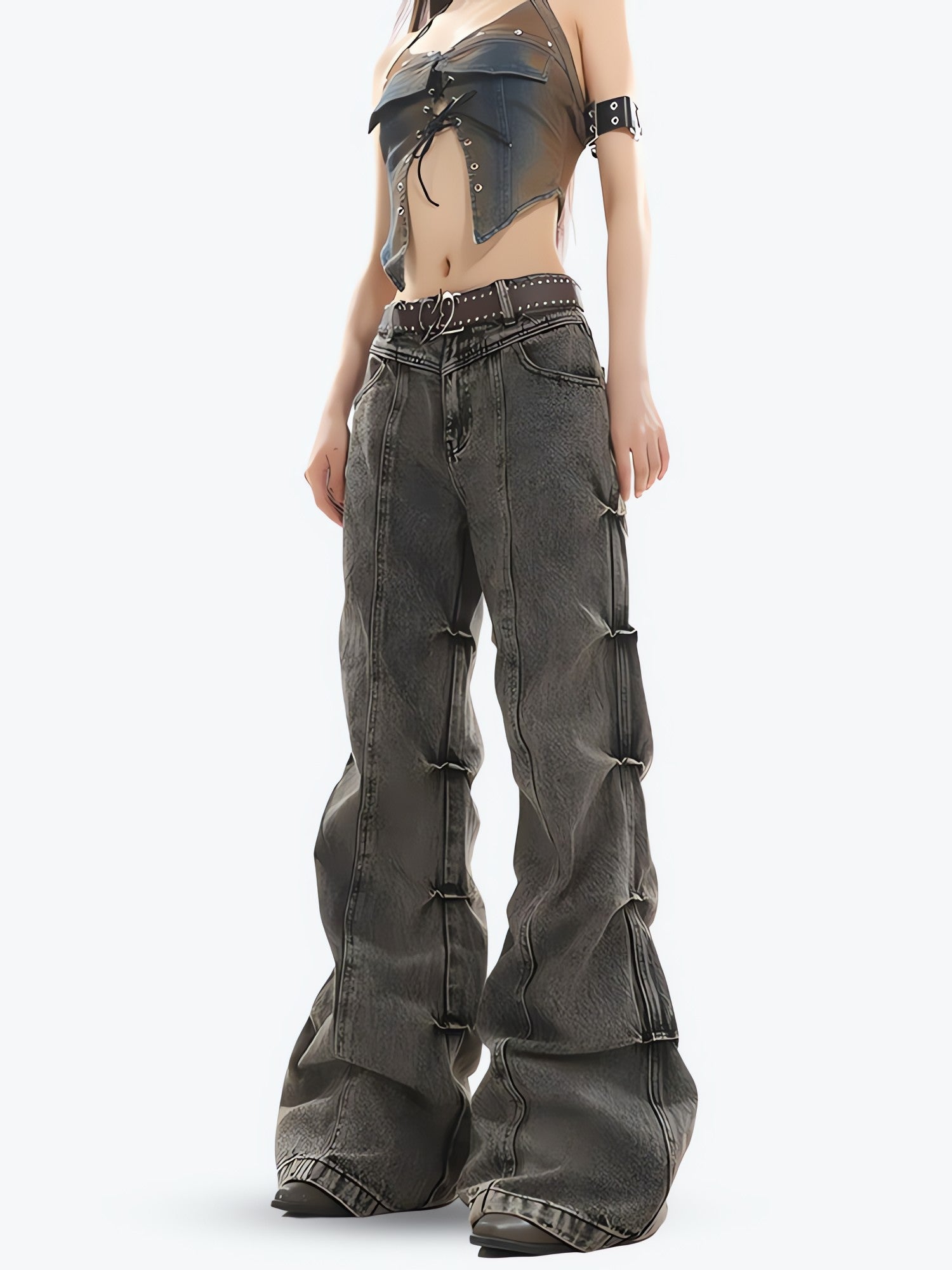 Cyberpunk Raver Jeans - KAYSMAR