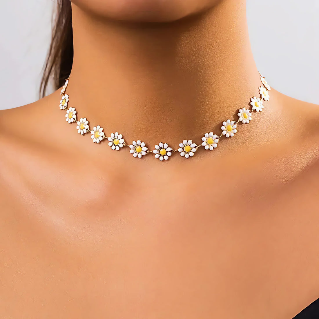 Daisy Choker Necklace - KAYSMAR