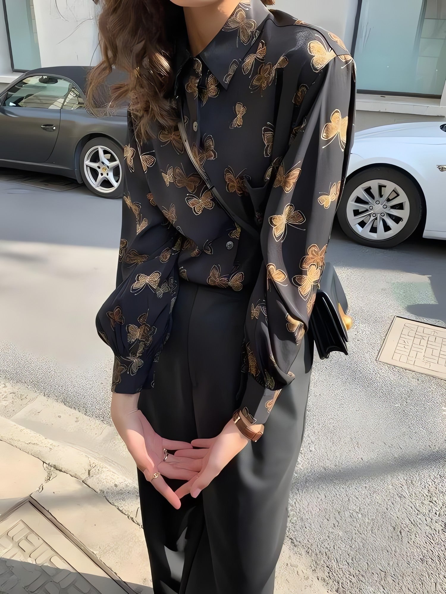 Dark Academia Butterfly Shirt - KAYSMAR