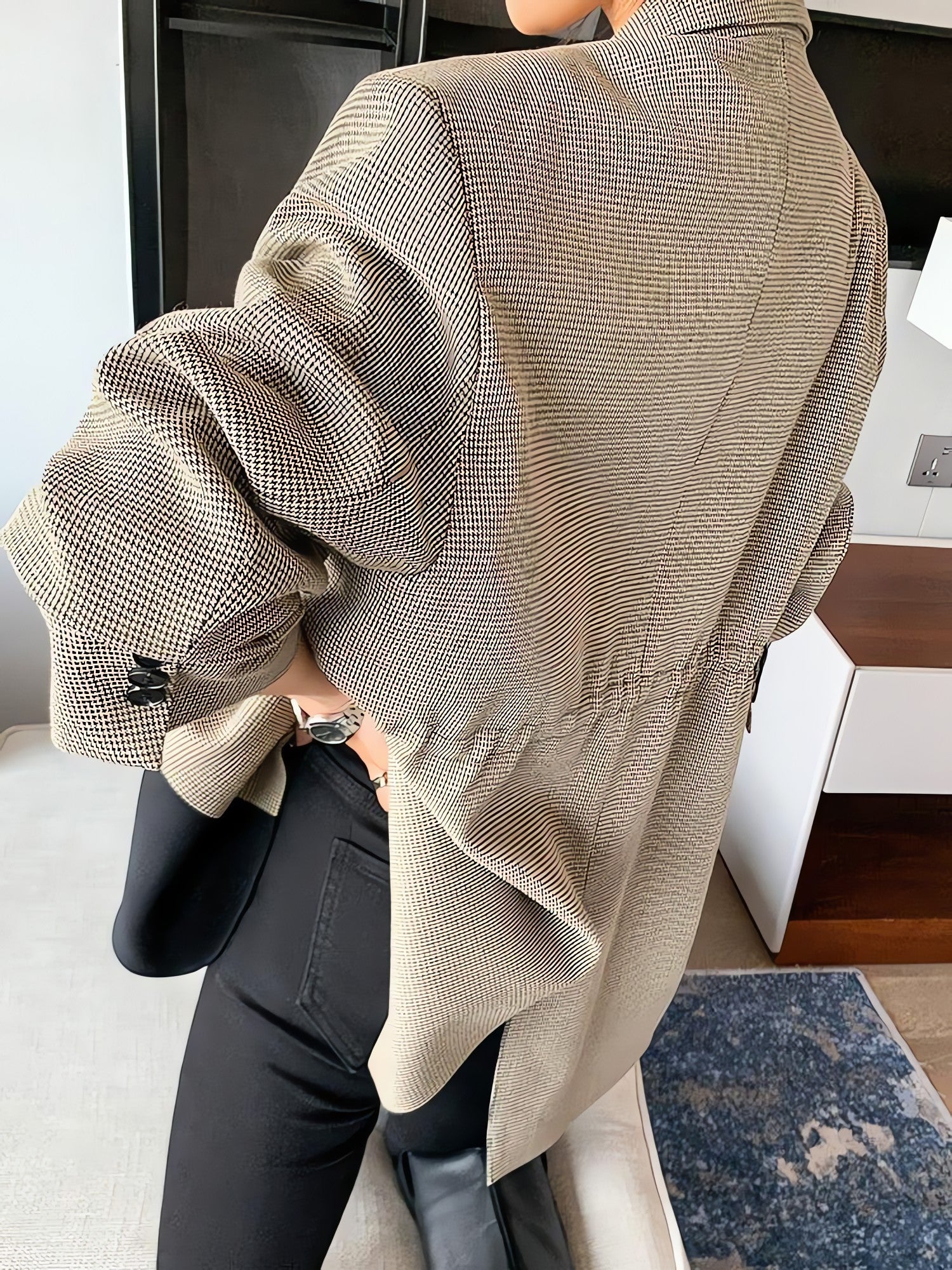 Dark Academia Double Color Blazer - KAYSMAR