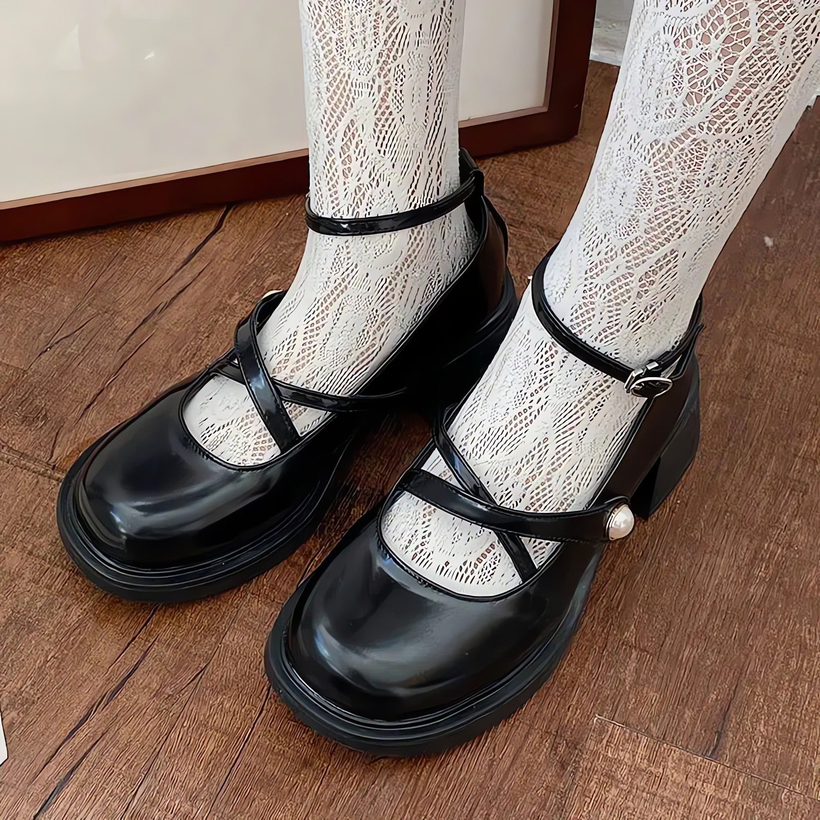 Dark Academia Mary Jane Shoes - KAYSMAR